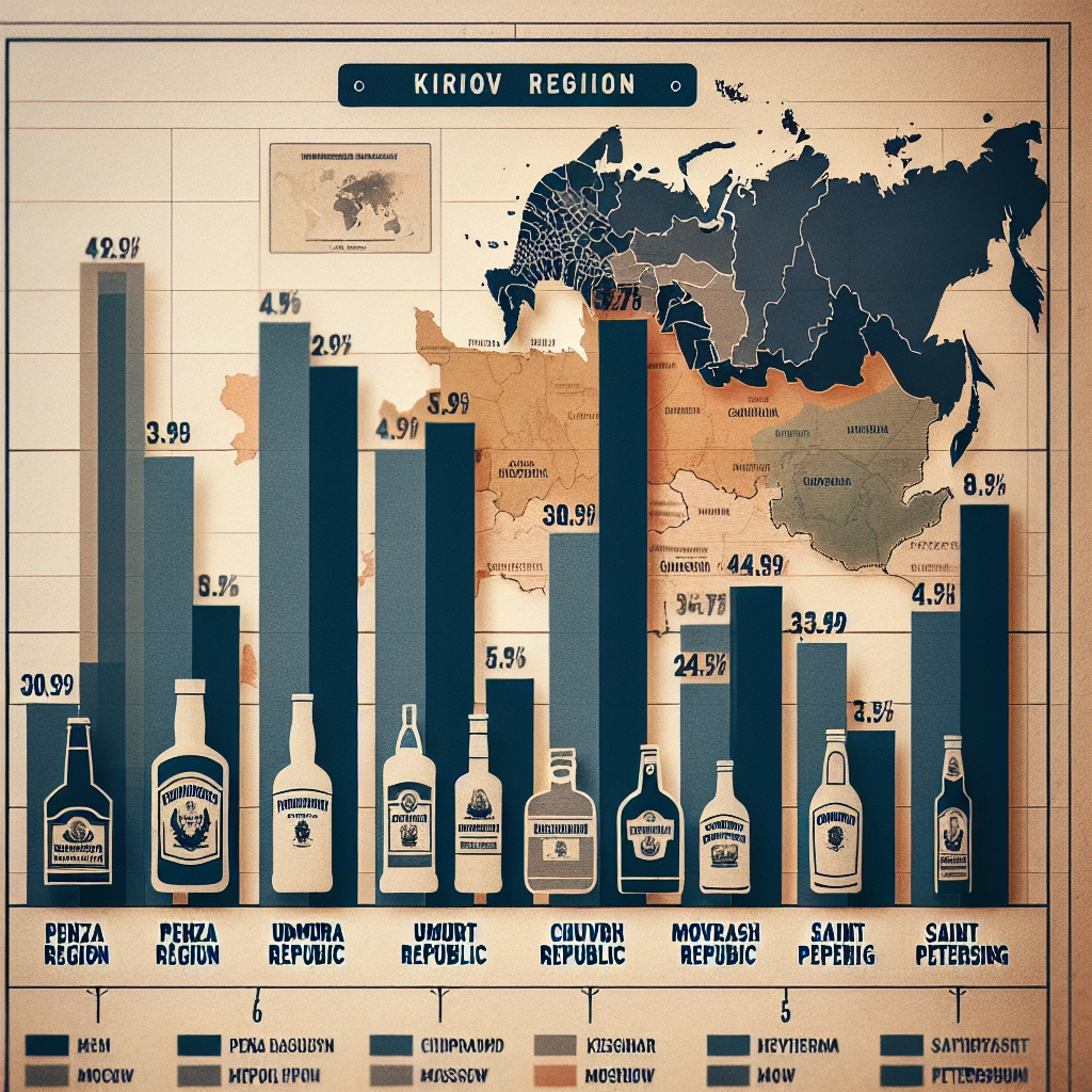 Кировская область — лидер по потреблению алкоголя в Приволжском округе: факты, контекст и вопросы для региона
