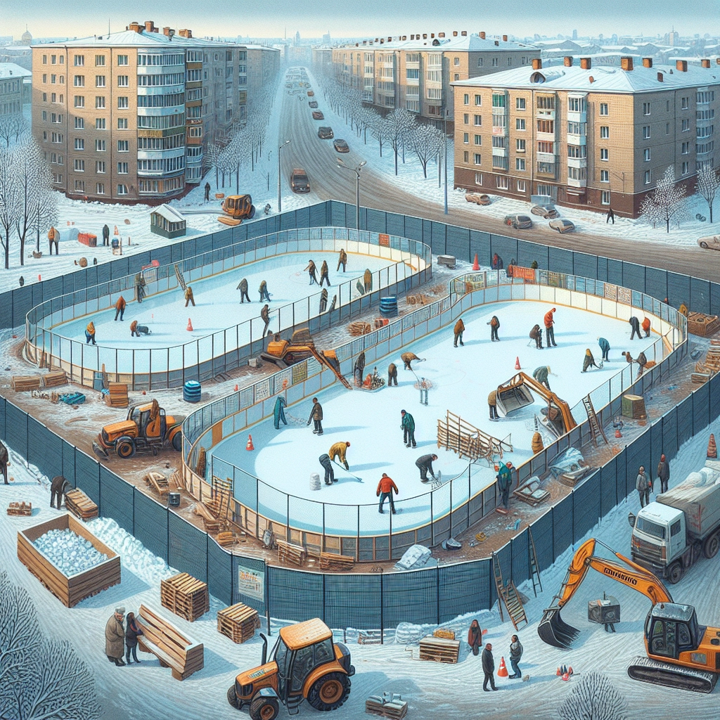 В Коминтерне и в парке Гагарина зальют лед почти за 1,2 млн рублей — подробности работ и сроки