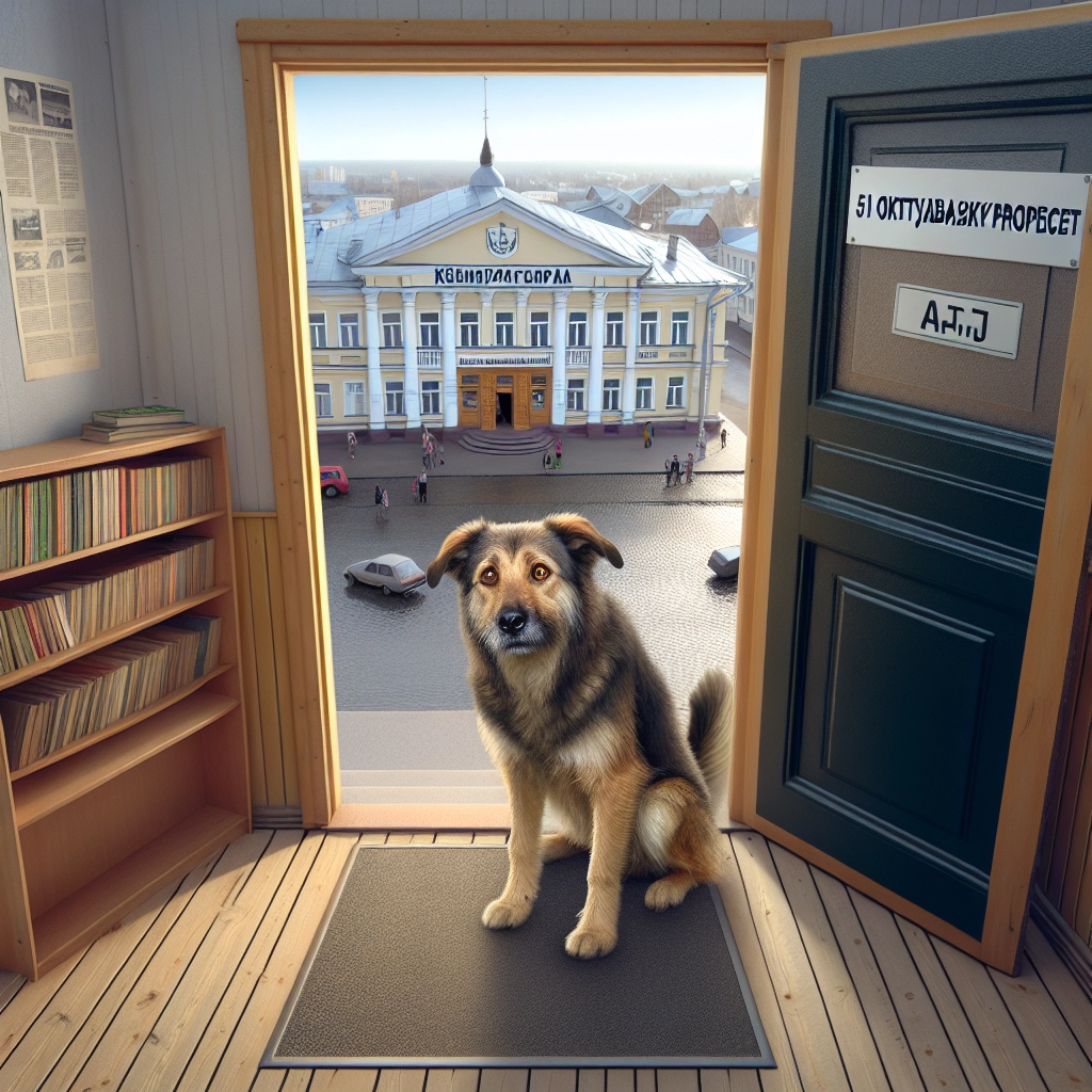 В Кирове разыскивают владельца собаки, найденной на Октябрьском проспекте