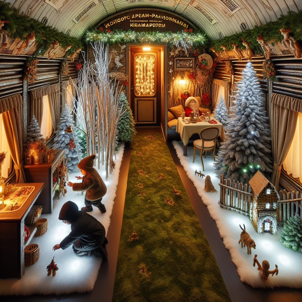 В Кирове снова прибыл Поезд Деда Мороза: вагоны-рассказы, усталый волшебник и праздничная сказка для детей