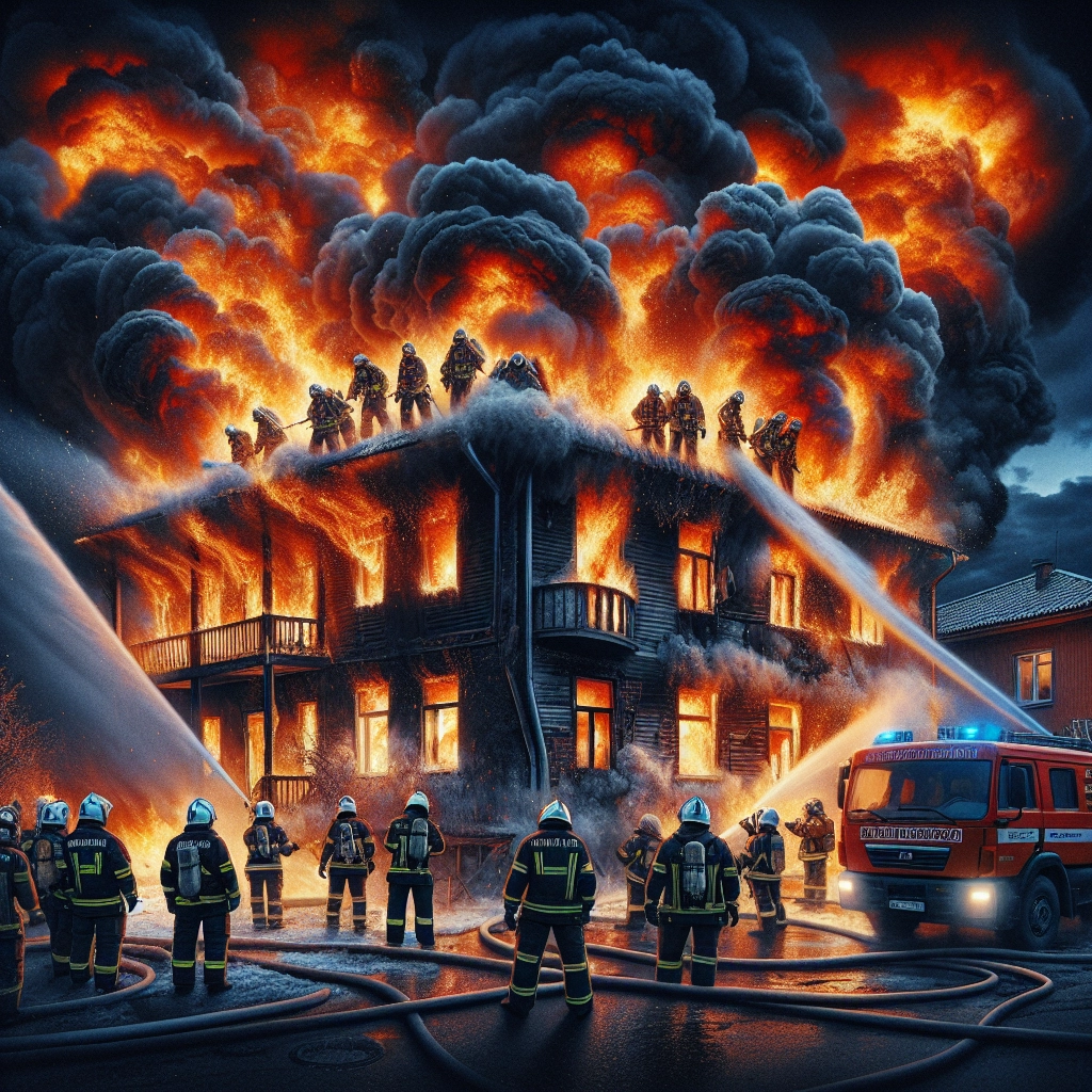 В Кирово-Чепецком районе сгорел четырёхквартирный дом — подробности пожаров в регионе