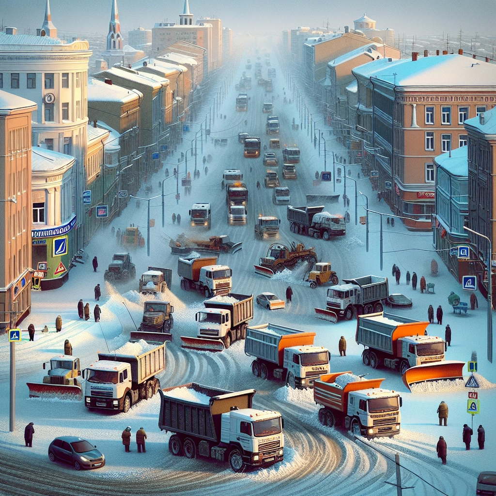 График вывоза снега в Кирове на 19–20 января: где будет работать техника и что нужно знать водителям и жителям